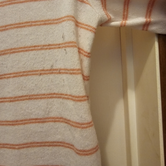 Gently Used Loft Outlet Striped Boatneck Top with Knot - XL - Picture 6 of 10